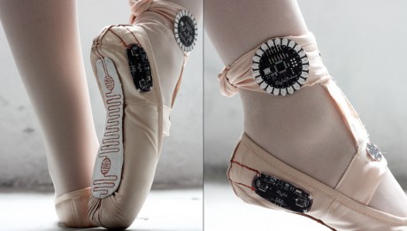 Zapatillas de ballet que crean trazos artísticos5